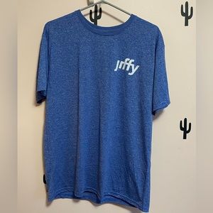 GILDAN PERFORMANCE - blue tee - large